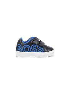 BOSS Kidswear Sneakers met geborduurd logo - Zwart