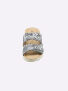 Slippers in grijs gebloemd van airsoft comfort+