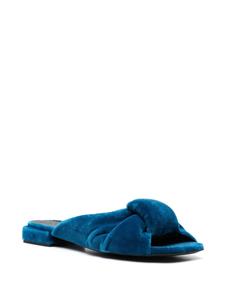 Furla Fluwelen sandalen - Blauw