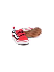 Vans Kids Old Skool sneakers met klittenband - Rood