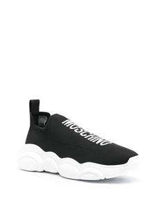Moschino Gebreide sneakers - Zwart