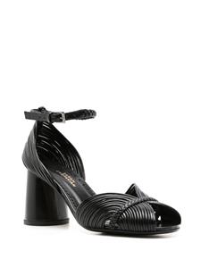 Sarah Chofakian Twiggy sandalen met smalle bandjes - Zwart