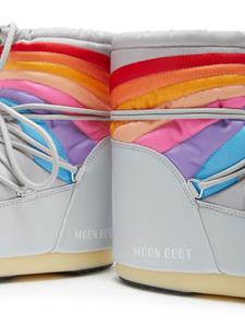 Moon Boot Icon laarzen met regenboogprint - Grijs