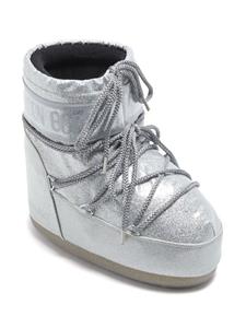 Moon Boot Icon Low laarzen met glitter - Zilver