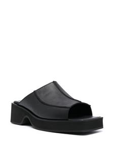 Eckhaus Latta Sandalen met blokhak - BLACK