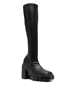 Vic Matié 110mm leather boots - Zwart