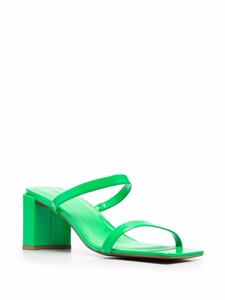 BY FAR Tanya sandalen met vierkante neus - Groen