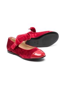 ELIE SAAB JUNIOR Ballerina's met klittenband - Rood