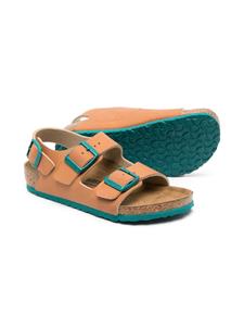 Birkenstock Milano leren sandalen - Bruin