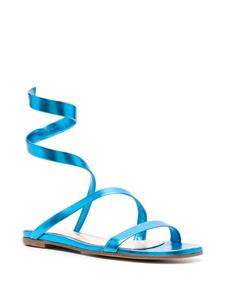 Gianvito Rossi Metallic sandalen - Blauw