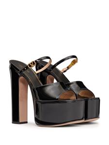 Valentino Tan-Go sandalen met plateauzool - Zwart