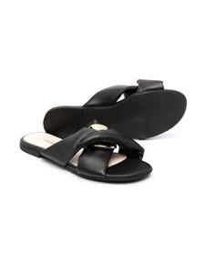 Florens Gewatteerde slippers - Zwart