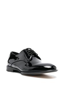 Alexander McQueen Payton lakleren Oxford schoenen - Zwart