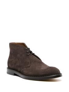 Doucal's Fluwelen Oxford schoenen - Bruin