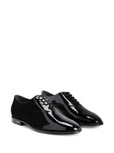 Giuseppe Zanotti Melithon lakleren Oxford schoenen - Zwart