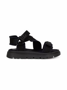 Dolce & Gabbana Kids Sandalen met klittenband - Zwart