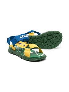 Kenzo Kids Sandalen met klittenband - Groen