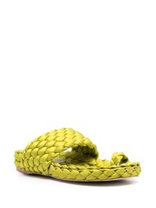 Paloma Barceló Malka gevlochten sandalen - Groen