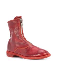 Guidi zip detail boots - Rood