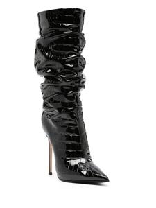 Le Silla Eva laarzen met puntige neus - Zwart