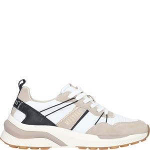 Mustang Sneaker Dames Zwart/Wit/Taupe