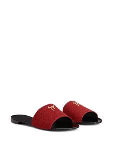 Giuseppe Zanotti Shirley sandalen met glitter - Rood