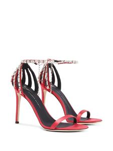 Giuseppe Zanotti Adele sandalen met kristal - Roze