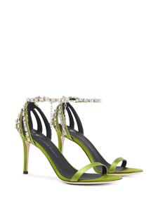 Giuseppe Zanotti Adele sandalen met kristal - Groen