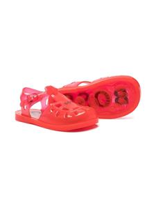 BOSS Kidswear Jelly schoenen met logoprint - Rood