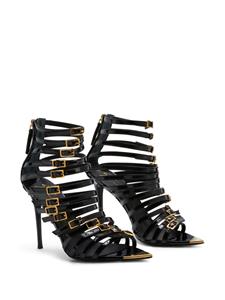 Giuseppe Zanotti Inntriigo Punk leren sandalen - Zwart