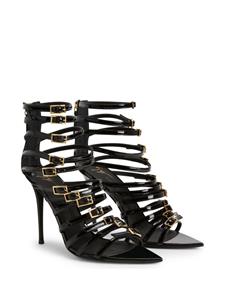 Giuseppe Zanotti Intriigo Punk sandalen met bandjes - Zwart