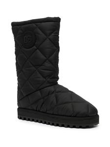Dolce & Gabbana Gewatteerde snowboots - Zwart