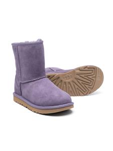 UGG Kids Classic II ankle-length suede boots - Paars
