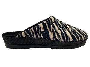 Rohde Zwarte  Pantoffels Zebra