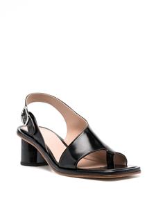 Scarosso Jill lakleren sandalen - Zwart