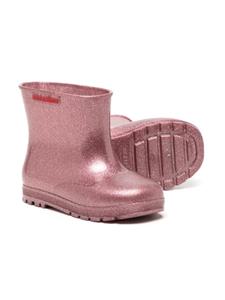 Mini Melissa Regenlaarzen met glitter - Roze
