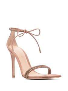 Gianvito Rossi Montecarlo suède sandalen - Beige