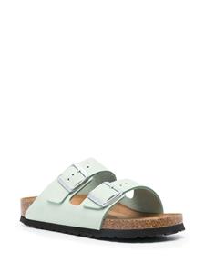 Birkenstock Arizona slippers met gesp - Matcha