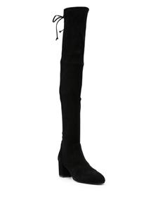 Stuart Weitzman Yulianaland suède laarzen - Zwart
