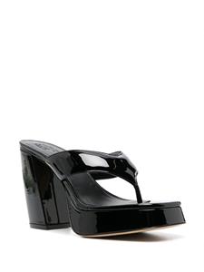 GIABORGHINI Sandalen met plateauzool - Zwart