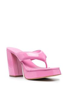 GIABORGHINI Sandalen met vierkante neus - Roze