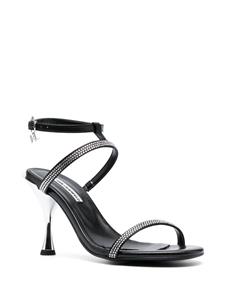 Karl Lagerfeld Leren sandalen - Zwart
