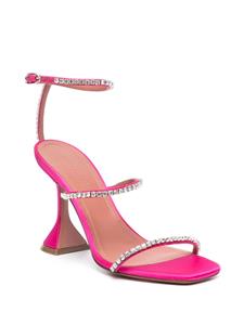 Amina Muaddi Gilda sandalen - Roze