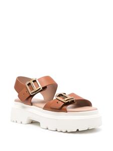 Hogan Sandalen met bandjes - Bruin