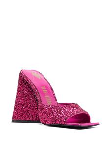 The Attico Luz sandalen met glitters - Roze