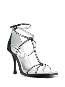 Dsquared2 Sandalen verfraaid met kristallen - Zwart