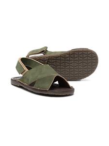 Pèpè California sandalen met gekruiste bandjes - Groen