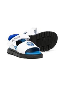 Moschino Kids Sandalen met open neus - Blauw