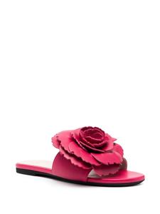 Nº21 Sandalen met bloemenpatch - Roze