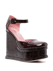 Haus of Honey Lacquer Doll Mary Jane sandalen met sleehak - Rood